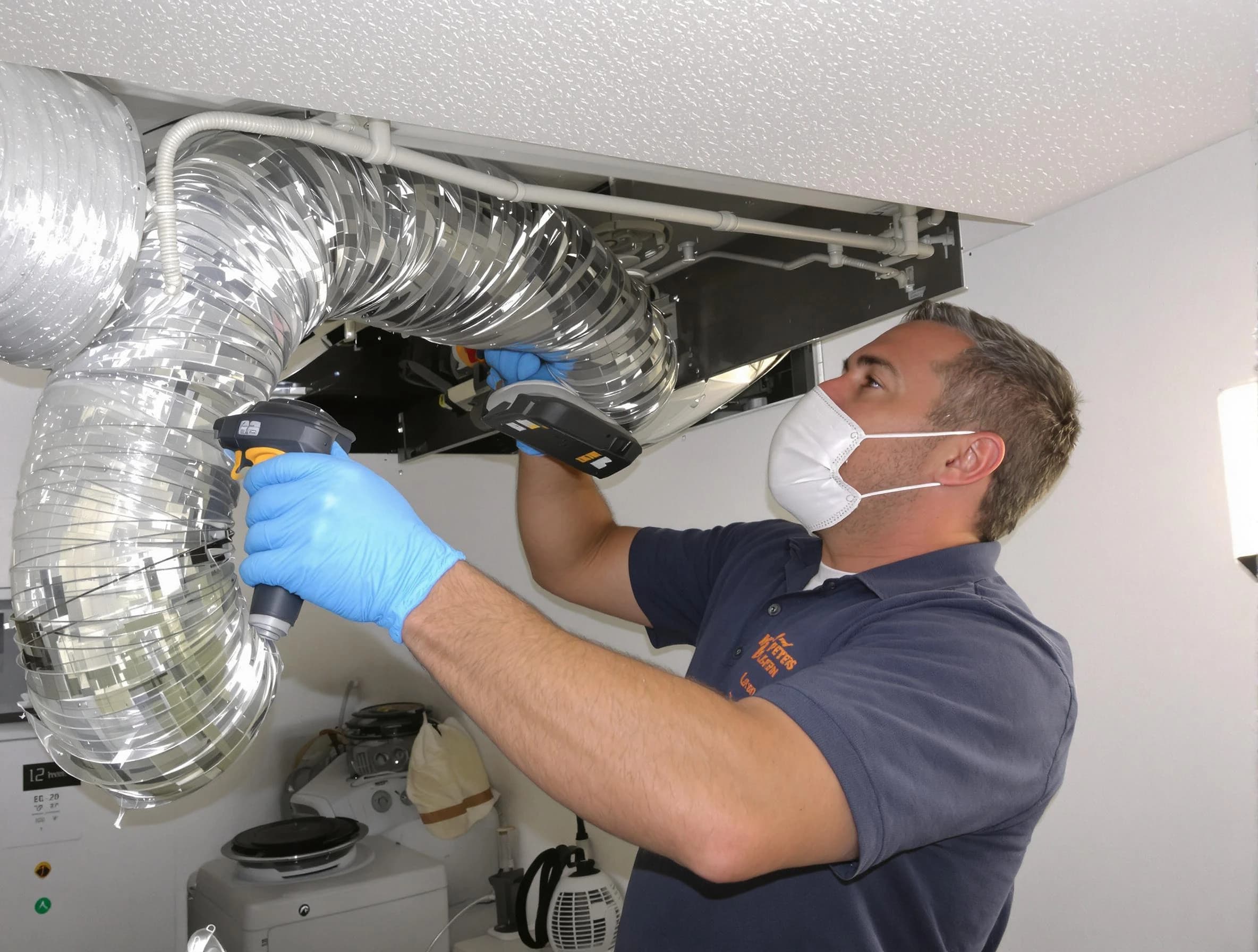 McKeesport Dryer Vent Cleaning professional performing thorough residential dryer vent cleaning in McKeesport